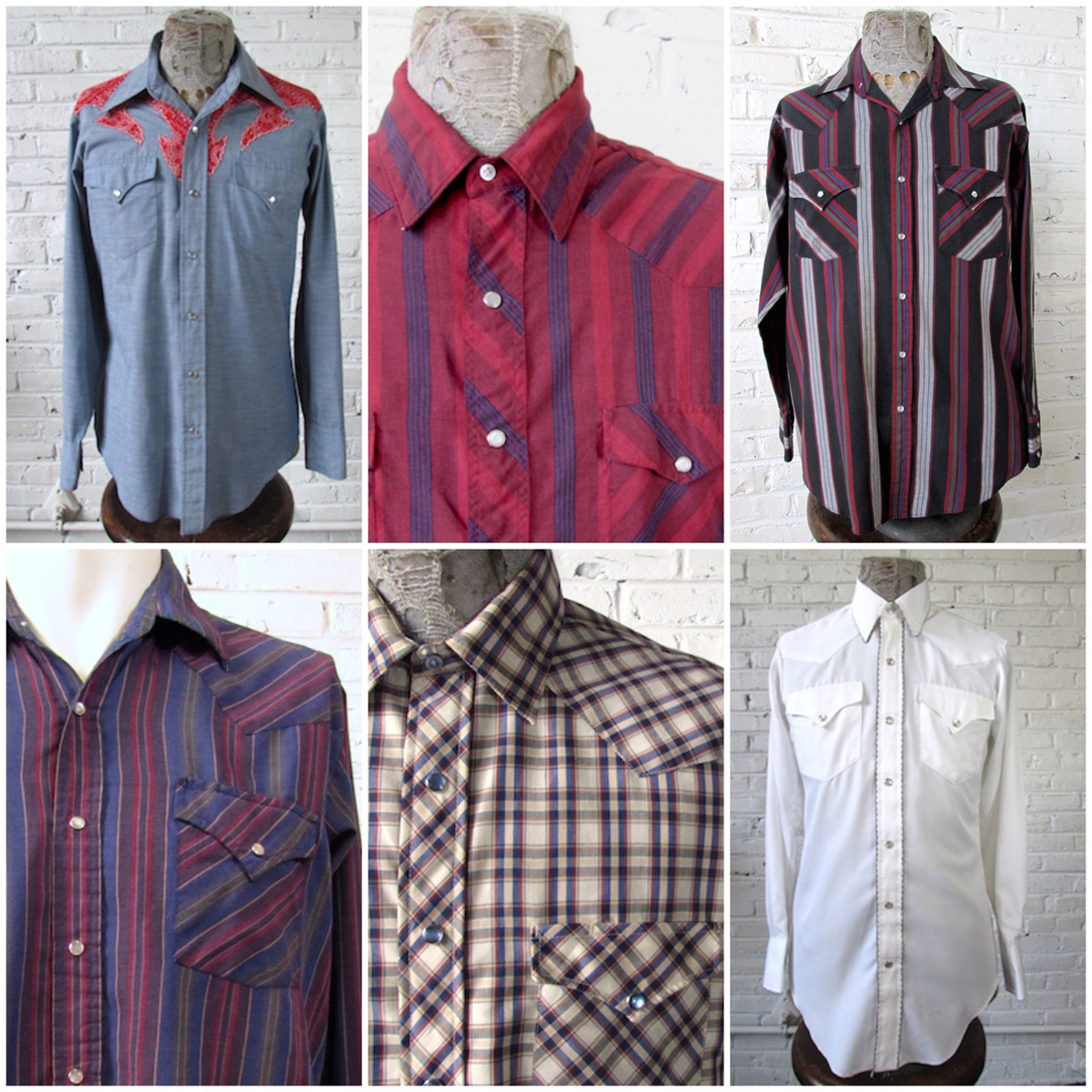 Mens western shirts hot sale with pearl snaps